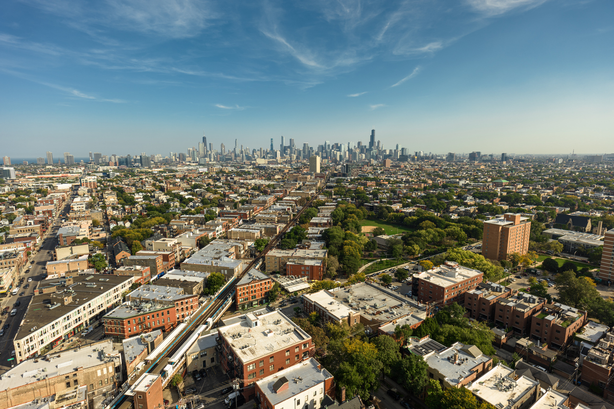 Panoramic Image of Arlington Heights, IL